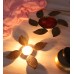 Black & Gold Leaves Urli & Dia Set of 2
